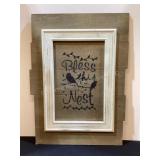 "Bless This Nest" Wall Decor, 14x19"