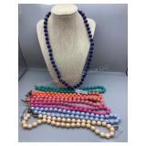Lucite Beaded Necklaces & More