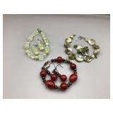3 Bracelet & Earring Sets