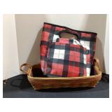 1997 Longaberger Basket & Thirty-One Lunch Bag