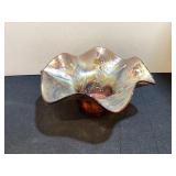 6 1/2" Carnival Glass Bowl