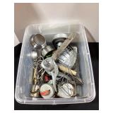 Bin of Kithen Utensils