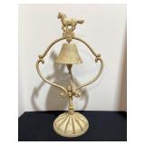 Cast Iton Tabletop Bell, 18" tall