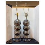 Metal Chrome MCM 29" Lamps