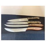 Kitchen Knives; 2 Scimilar & 2 Henckels