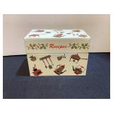 Vintage Ohio Art Metal Recipe Box