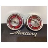 Mercury Tailights & Mercury Chrome Emblem