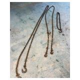 3 Chains; approximately 220, 180 & 70" long