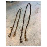 Chains; appx. 110 & 160" long