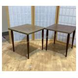 2 MCM Stacking Tables, 15"x 15ï¿½ x 15ï¿½