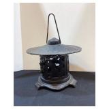 Cast Iron Japanese Lantern, 9x12"