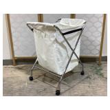 Folding laundry cart, 21"w x 18ï¿½d x 28ï¿½t