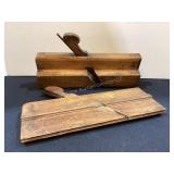 2 Wood Molding Planes, one is thin
