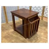 Nice accent table/magazine rack