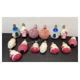 14 Vintage Christmas Bulbs, not tested