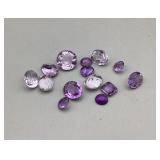 Faceted Amethyst Gems for Jewelry Making