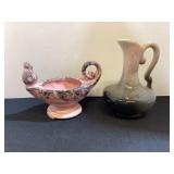 Vintage Pottery Planter & Pitcher