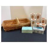 Longaberger Basket with Divider, PartyLite