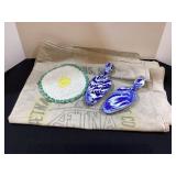 Flour Sack, Enamel Scoops, hot pad