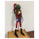 27" Tall Christmas Frog