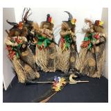 6 Handmade Decorative Witches