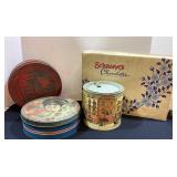 Vintage Chocolate Box & Tins; Yachting