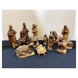 Wood Nativity Pieces