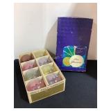 Federal Glass Roly Poly Tumblers in original box