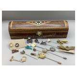 Wood Box of Pins