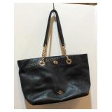 Black Coach Handbag, not authenticated