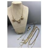 Costume Jewelry, necklaces & pins