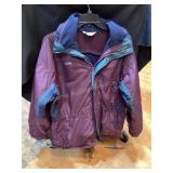Columbia Maroon Winter Coat with liner