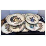 Collection of 12 Hummel Plates