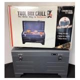 Like New Tool Box Grill, 19 1/2x8 3/4x11 3/4"