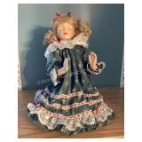 14 1/2" Porcelain Praying Doll