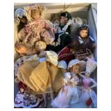 Box of Miniature Dolls
