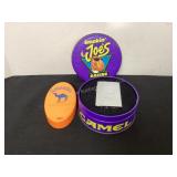 Camel Lighters, one in tin is Zippo