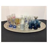 Tray of Shot Glasses