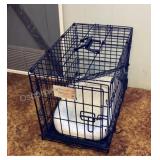 New World Small animal crate with bed
