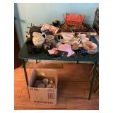 Folding Table & Contents