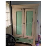 Primitive Cupboard with Shelves