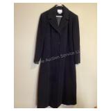 Worthington Black Wool Coat, size 14