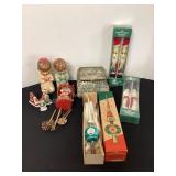 Shiny Brite Topper, vintage chime, HOMCO