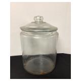 Large Glass Display Jar, 9 1/2x13" tall,  no
