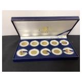 2005-06 10 Statehood Quarter Dollars, 24 karat