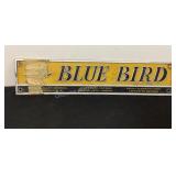 Tin Blue Bird Emblem, 15x3 1/4"
