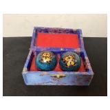 Cloisonné Style Butterfly Chime Balls