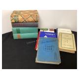 9 Cookbooks, mostly vintage