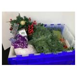 Tote of Christmas Decor