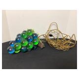 MCM Lucite Grape Swag Hanging Light, works